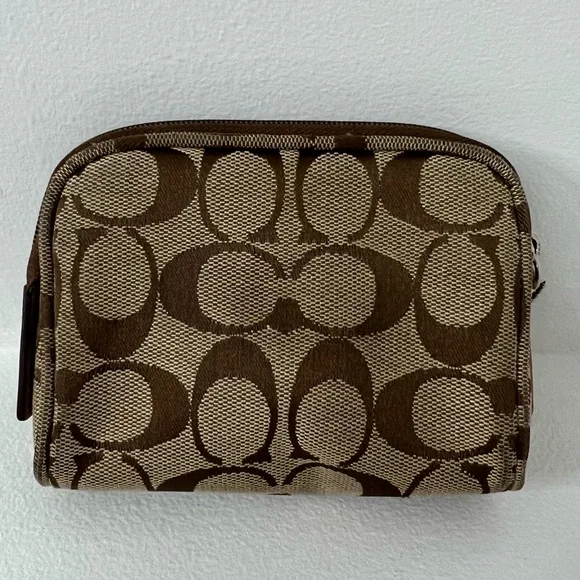 Coach coin purse small cosmetic case - Picture 2 of 11